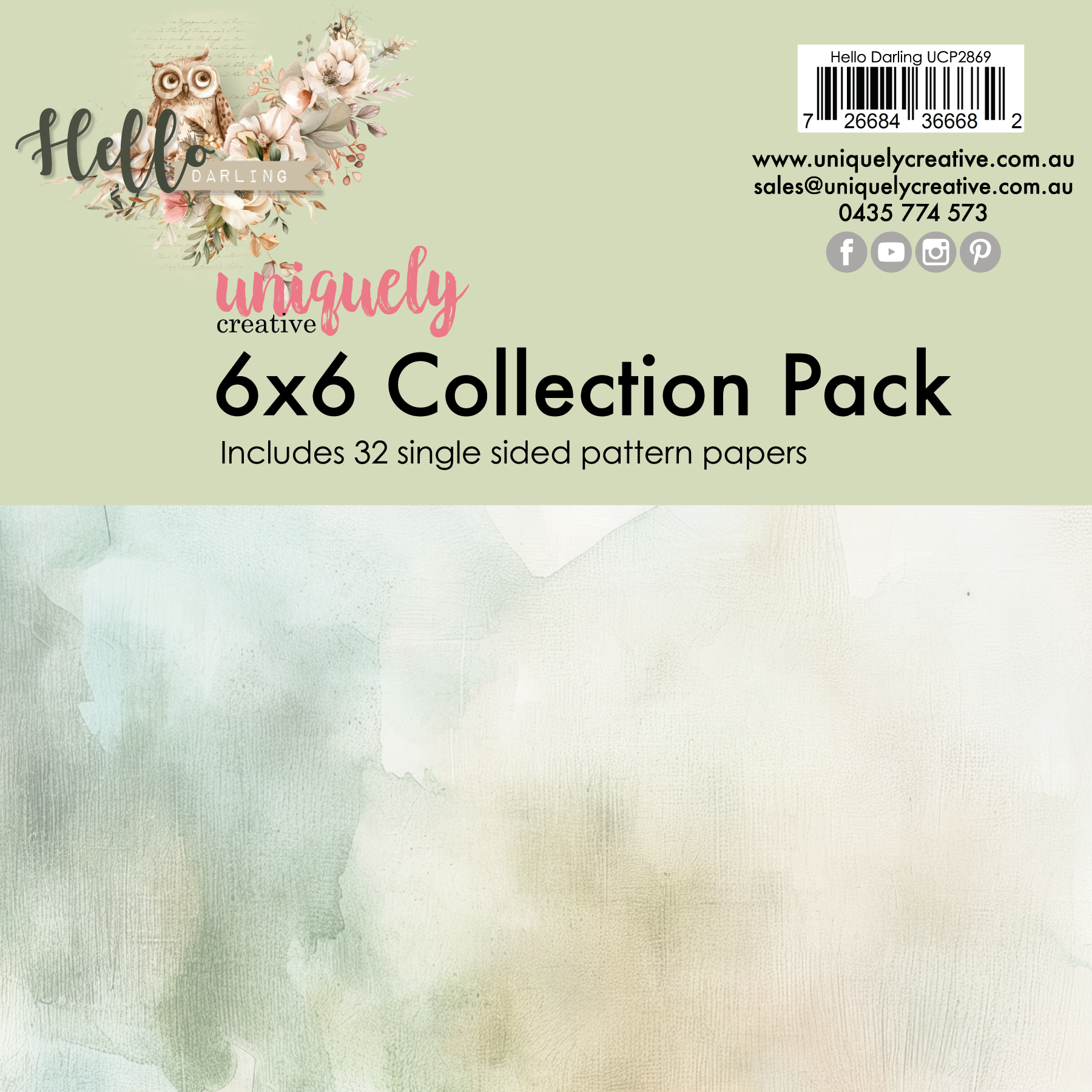 UC Hello Darling 6 x 6 Collection Pack