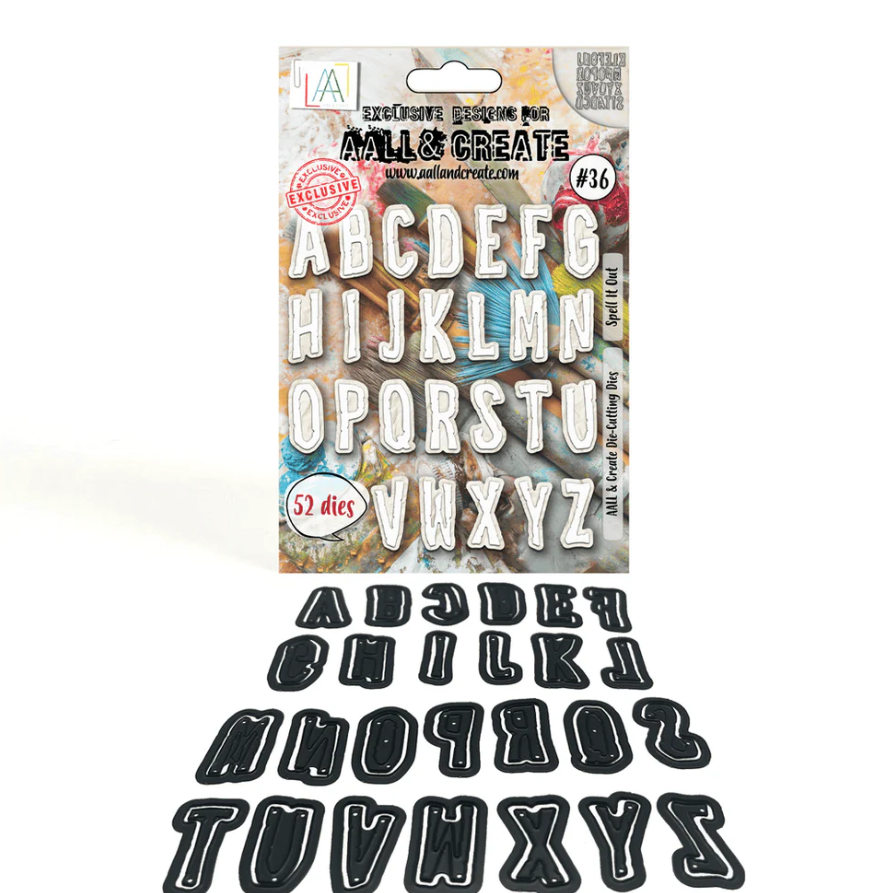 AALL & Create Die Spell It Out 36