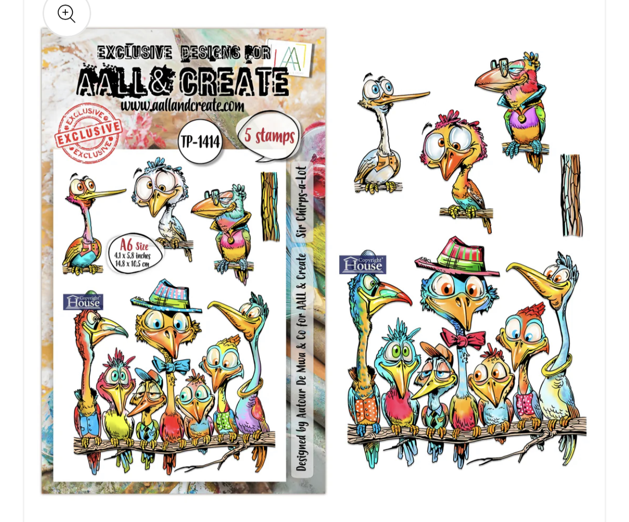 AALL & Create Stamp Sir Chirps-a-Lot 1414