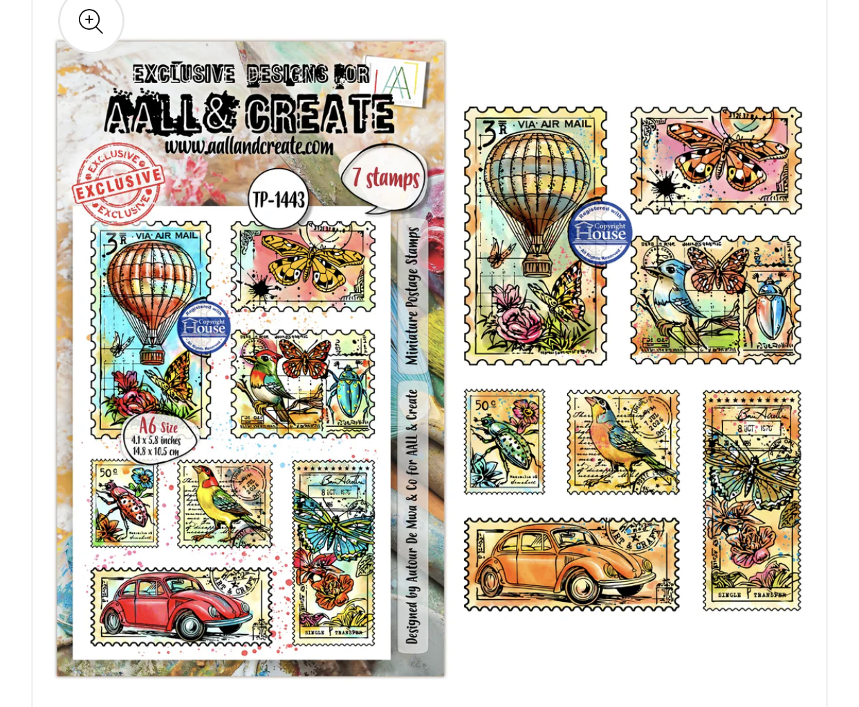 AALL & Create Stamp Minature Postage Stamp 1443