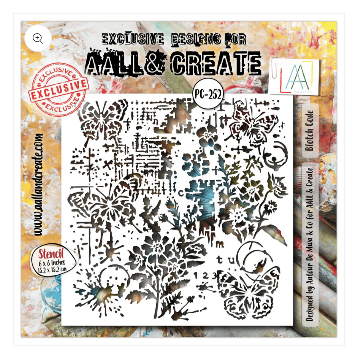 AALL & Create Stencil - Blotch Code 252