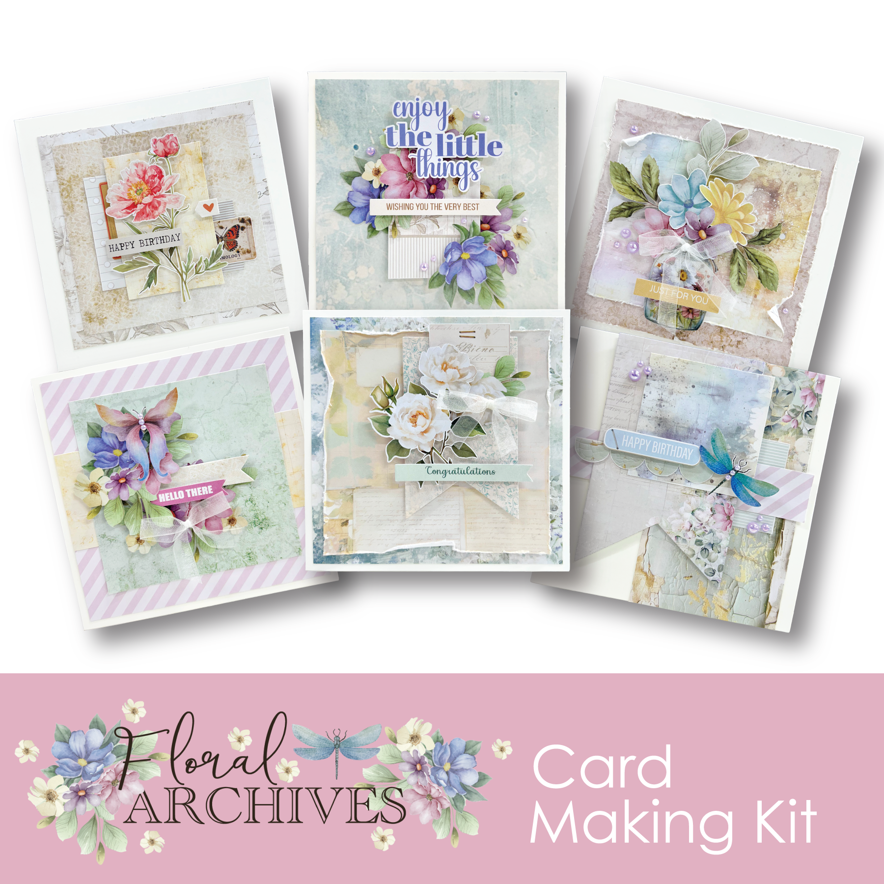 UC Flroal Archives Card Making Kit