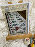 Hatched and Patched O Christmas Tree Table Runner