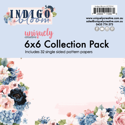 UC Indigo Bloom 6 x 6 Collection Pack