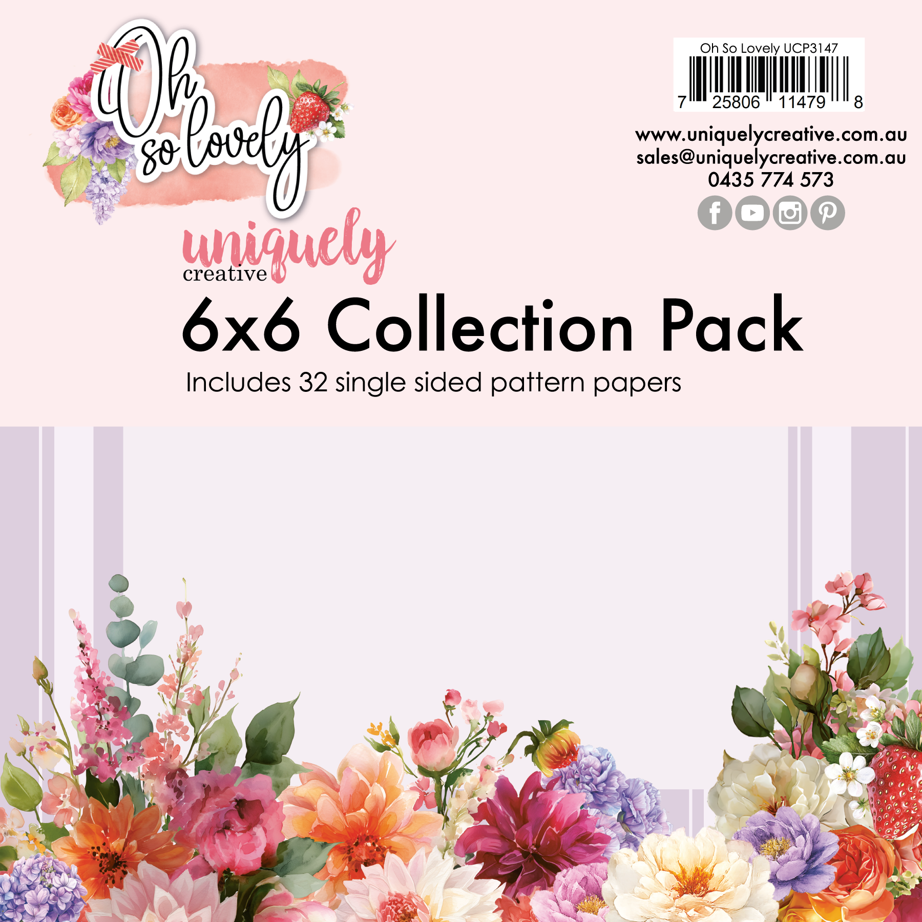 UC Oh So Lovely 6 x 6 Collection Pack