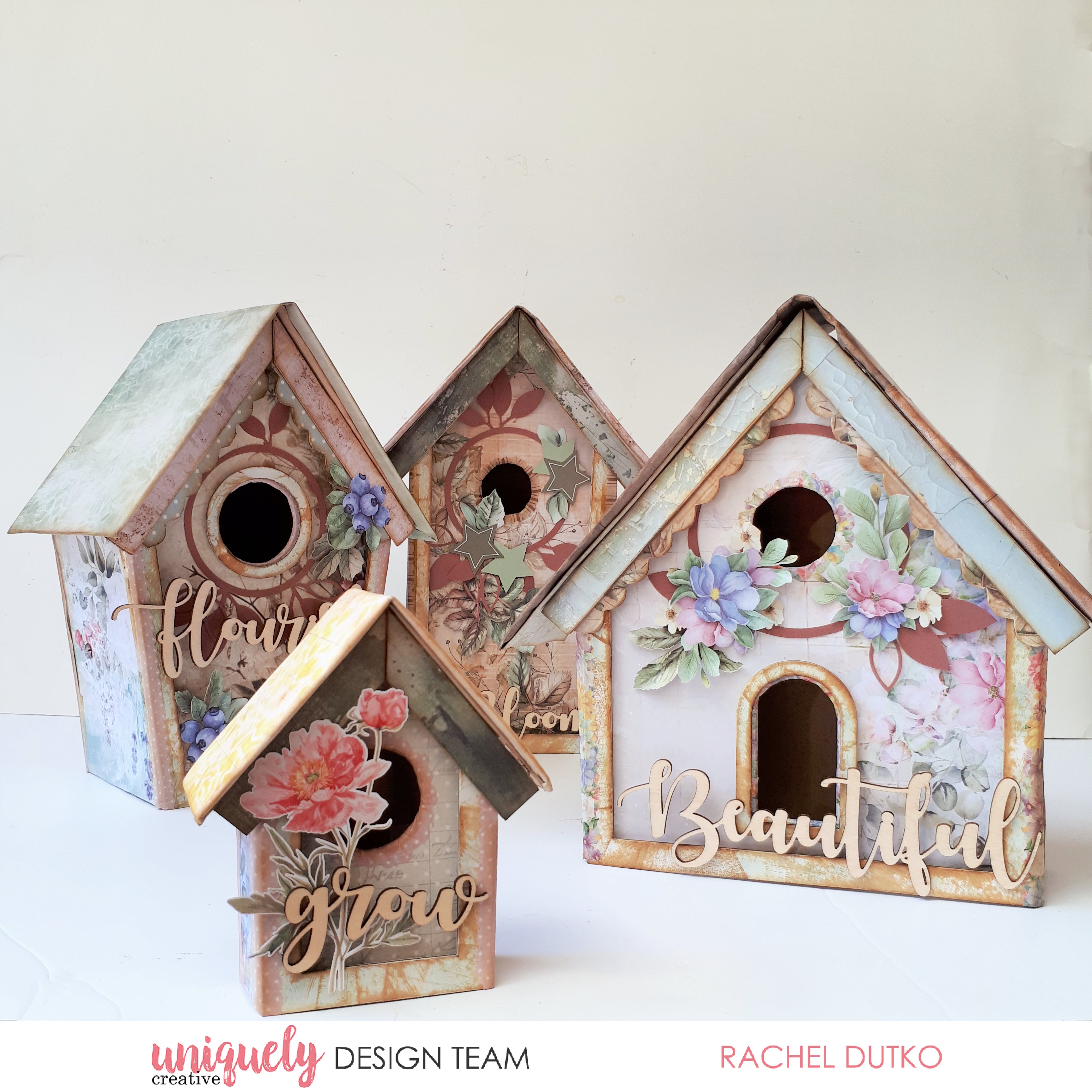 UC Layered Birdhouse Set - Chipboard Shapes