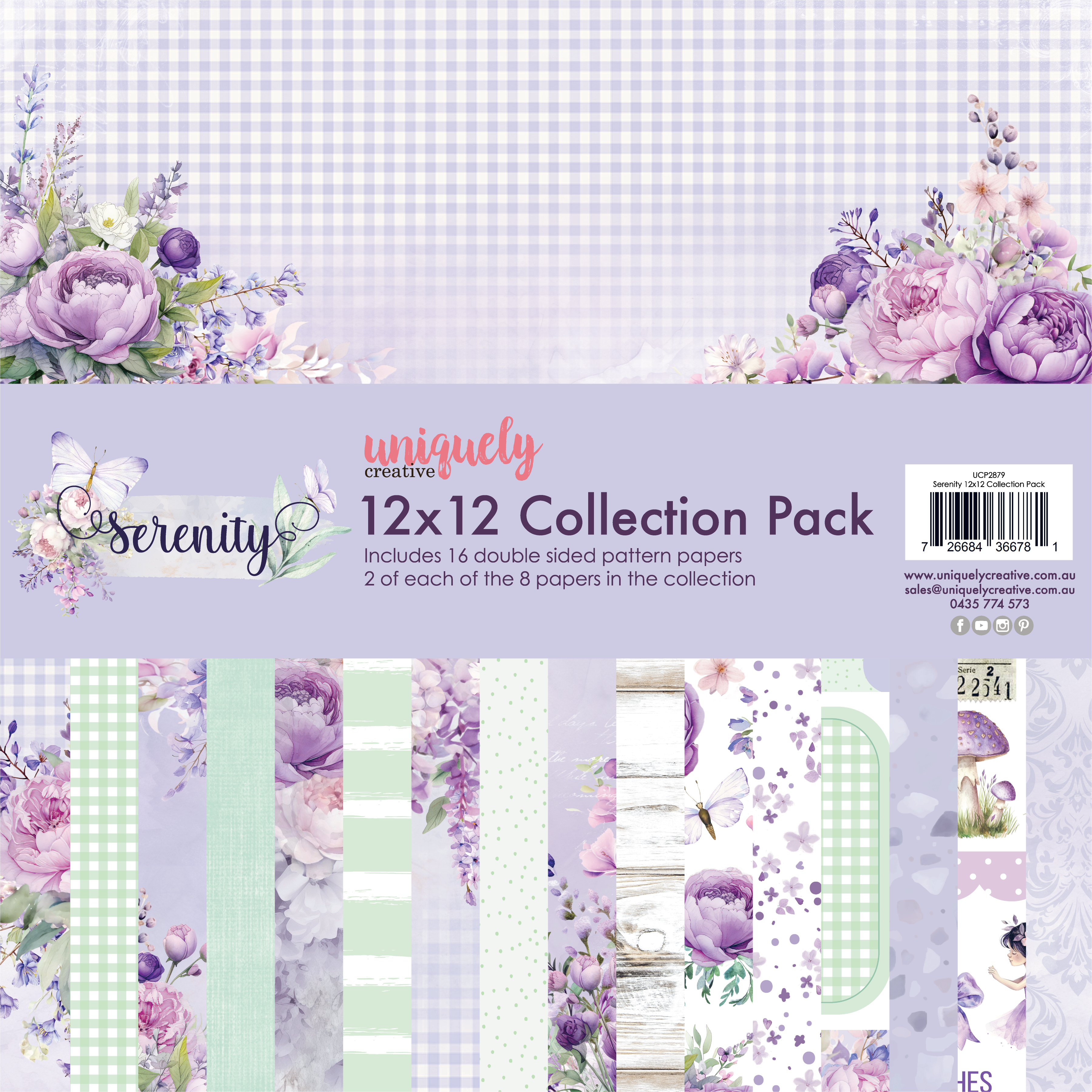 UC 12x12 Paper Pack - Serenity