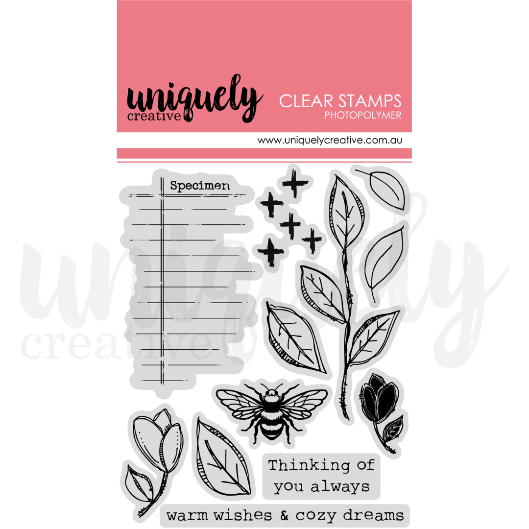 UC Botanical Art Journal Photopolymer Stamp