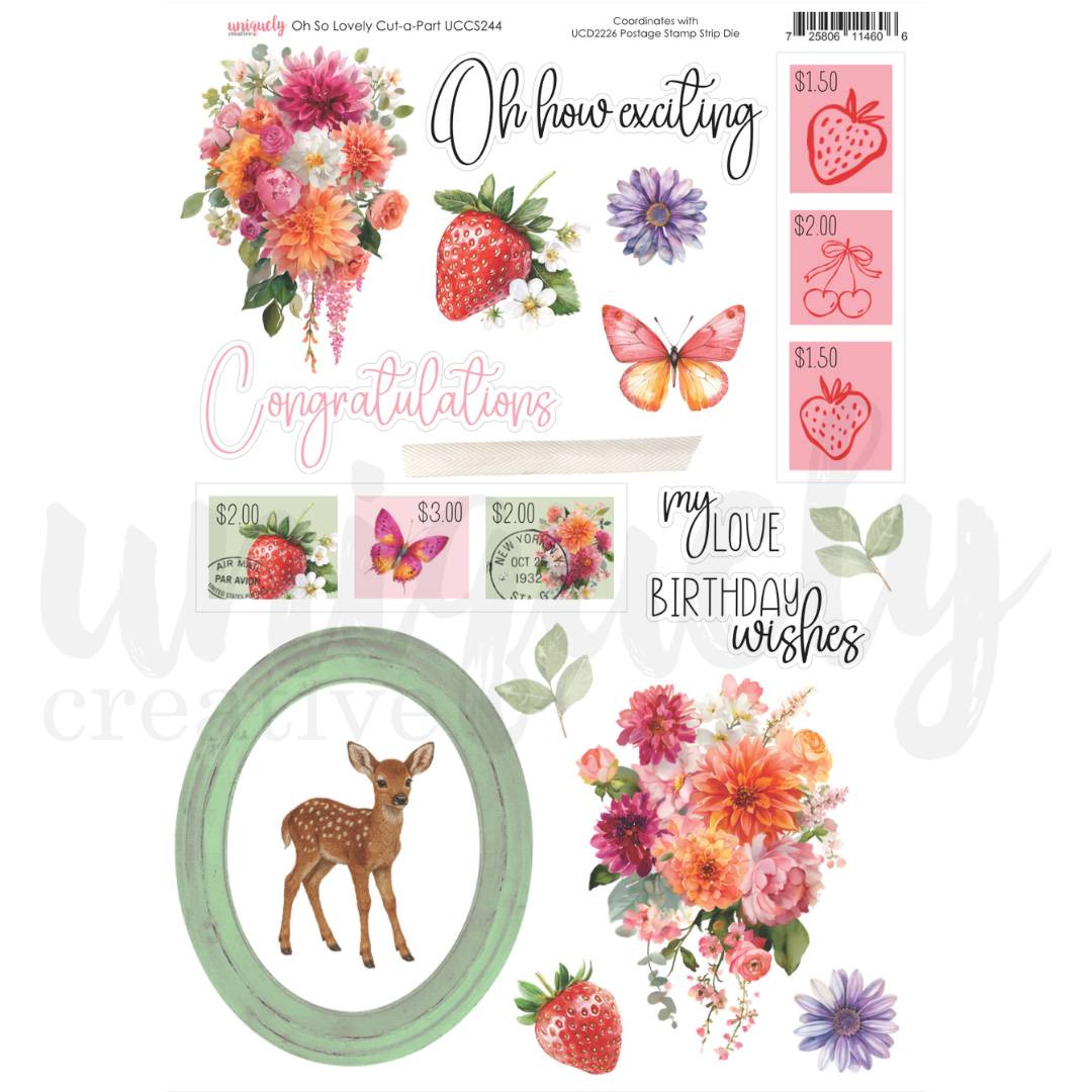 UC Oh So Lovely Cut-a-Part Sheet