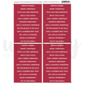 UC Christmas Keepsakes Cut-a-Part Sheet Mini