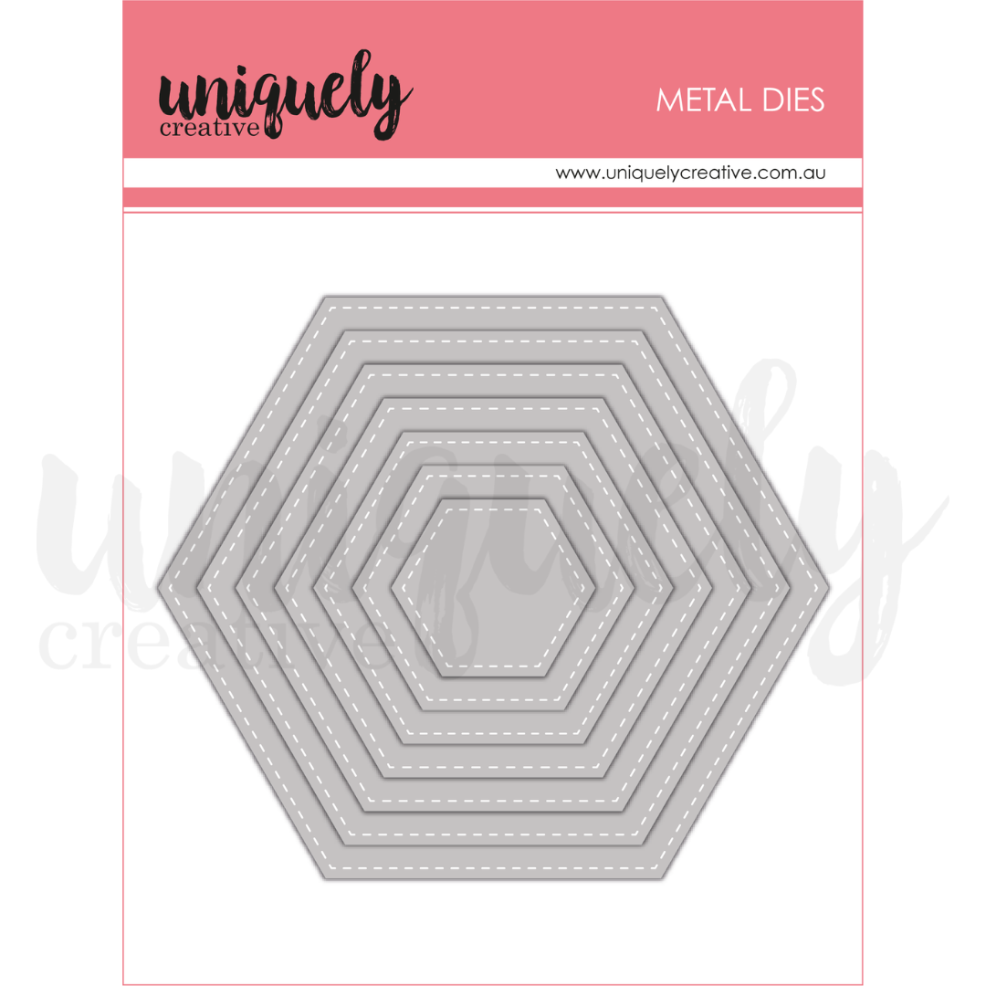 UC Stitching Nesting Hexagon Die