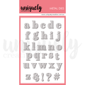 UC Serif Lowercase Alpha Die