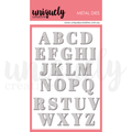 UC Serif Uppercase Alpha Die