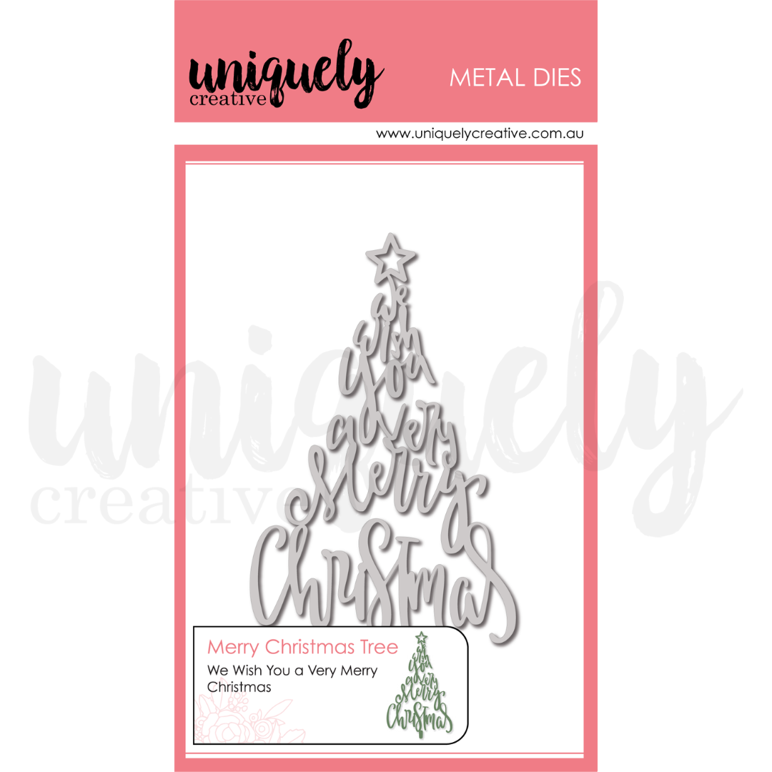 UC Merry Christmas Tree Die