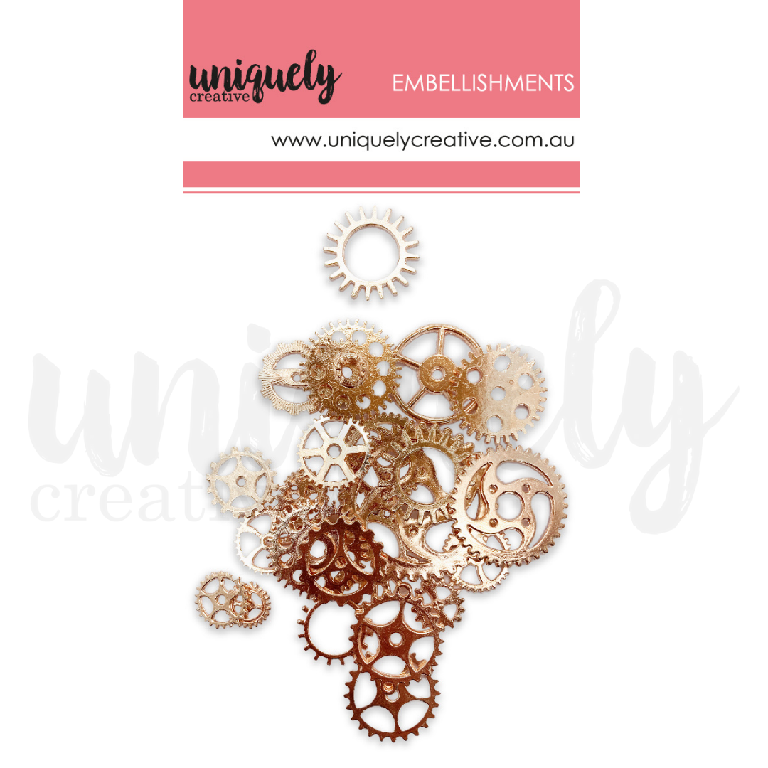 UC Rose Gold Metal Cogs