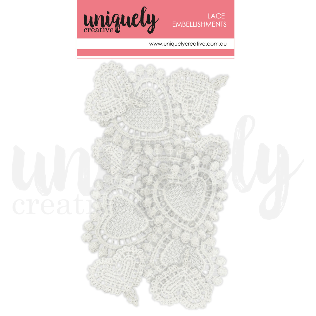 UC Mixed Lace Hearts