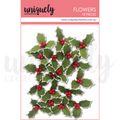 UC Christmas Holly Flowers