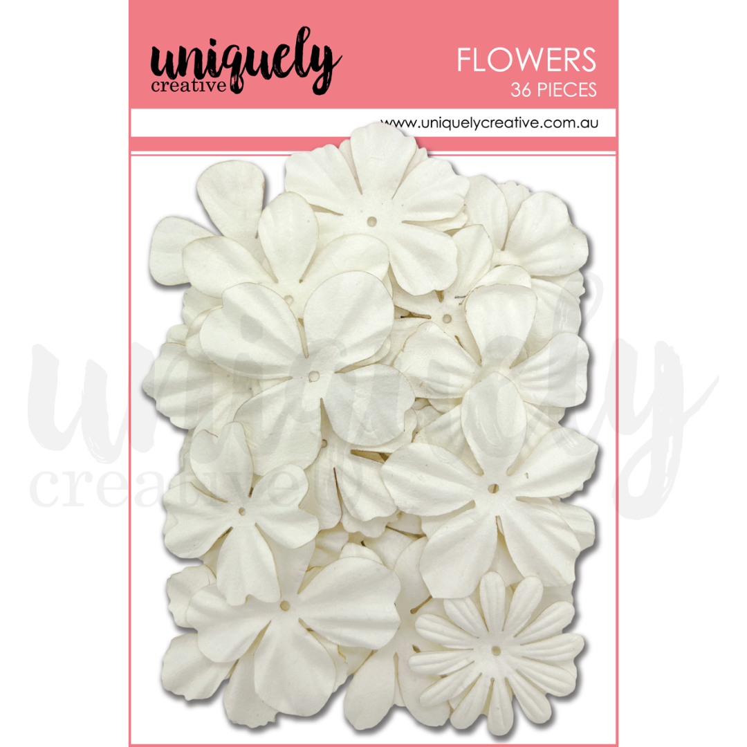 UC White Layering Flowers