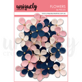 UC Blue and Blush Flowers