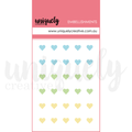 UC Dewdrop Heart Stickers - Luminous