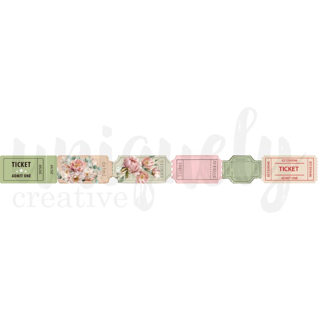 UC Vintage Tickets Washi Tape