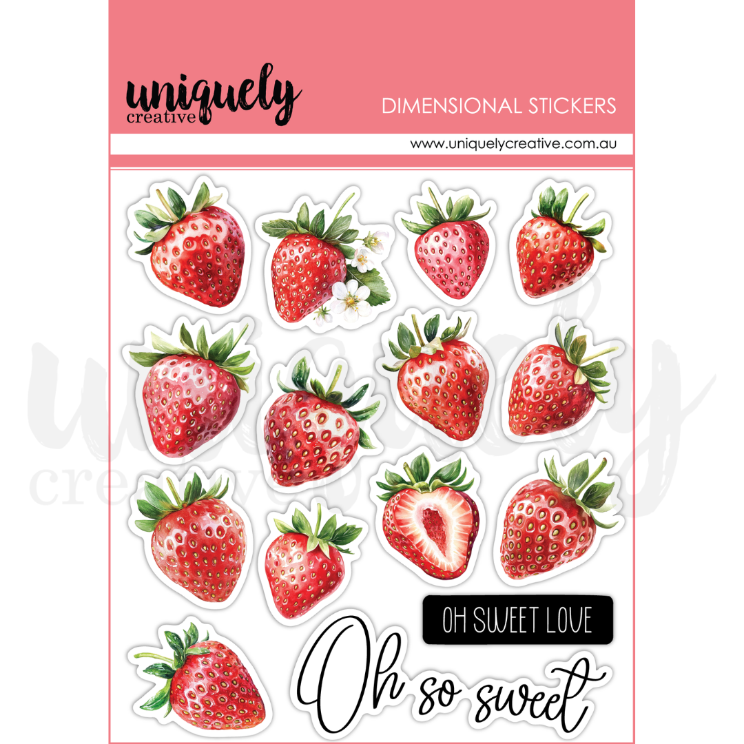 UC Oh So Lovely Dimensional Stickers