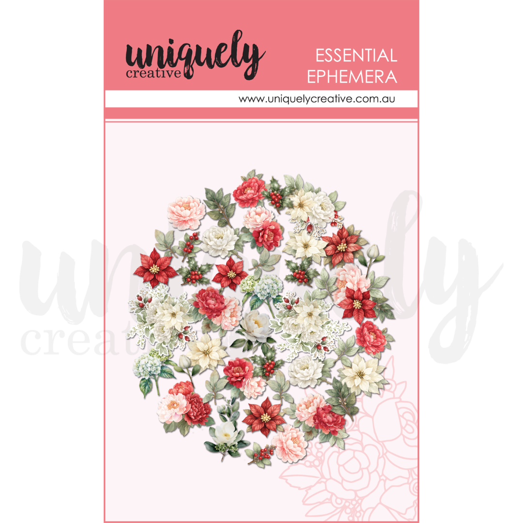 UC Christmas Floral Ephemera