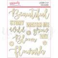 UC Botanical Script Stickers