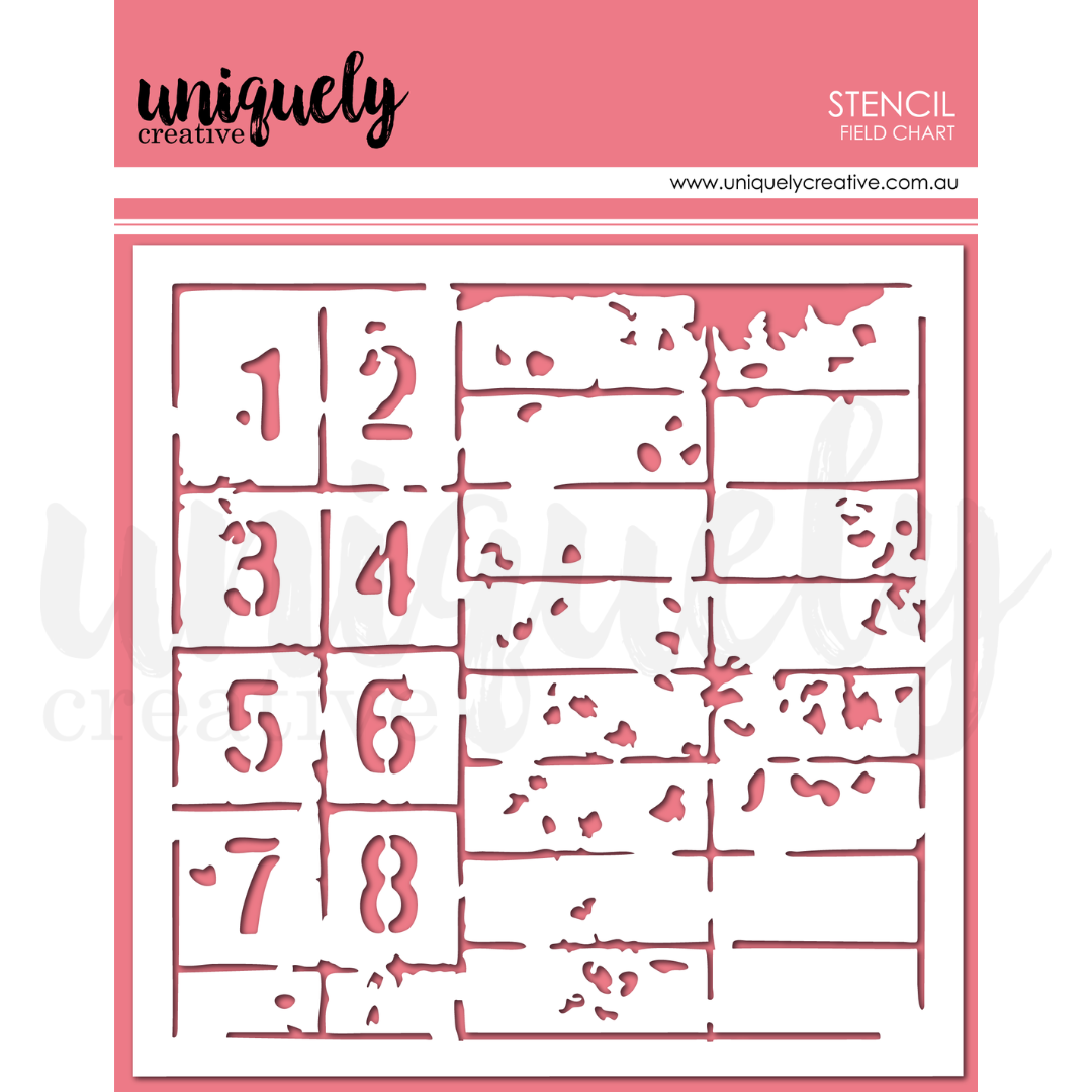 UC Field Chart Stencil