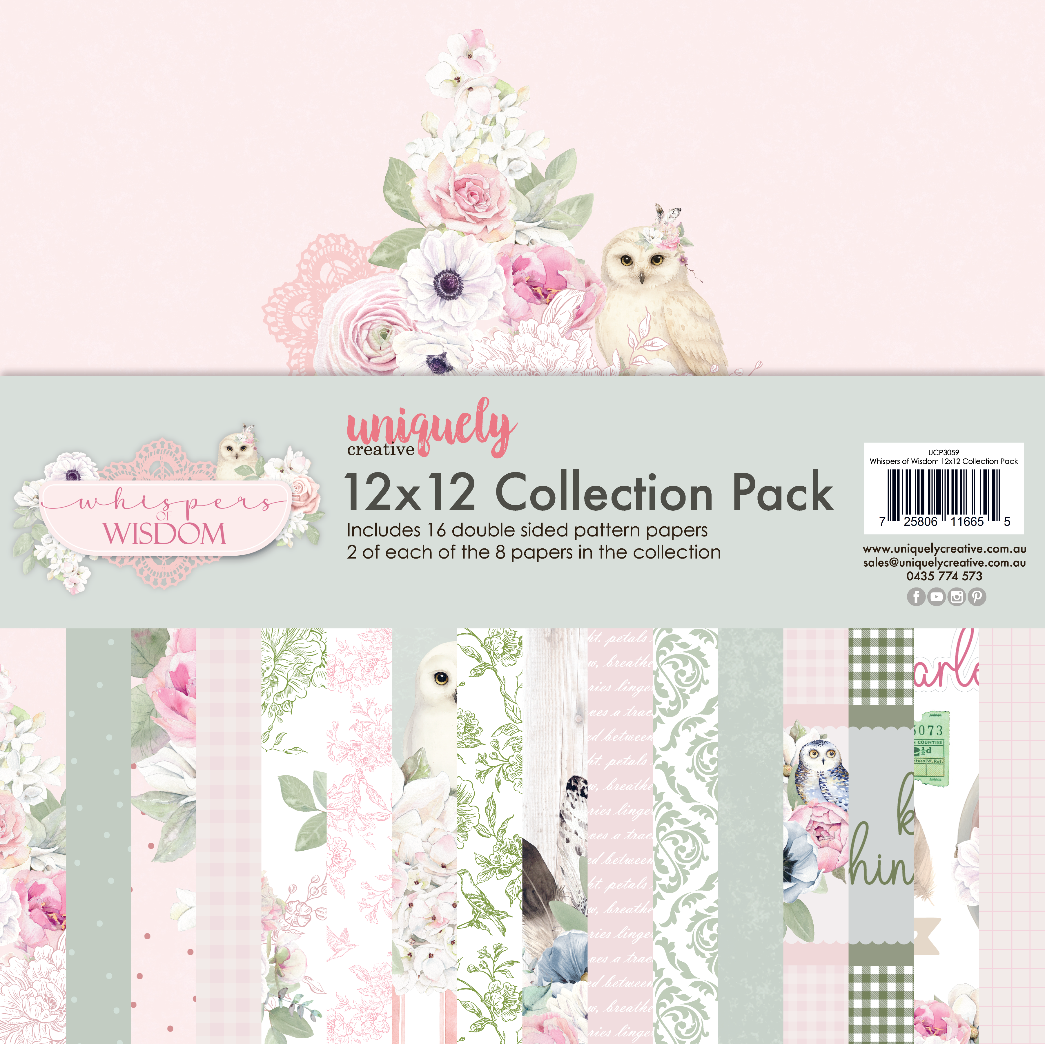 UC 12x12 Paper Pack - Whispers of Wisdom