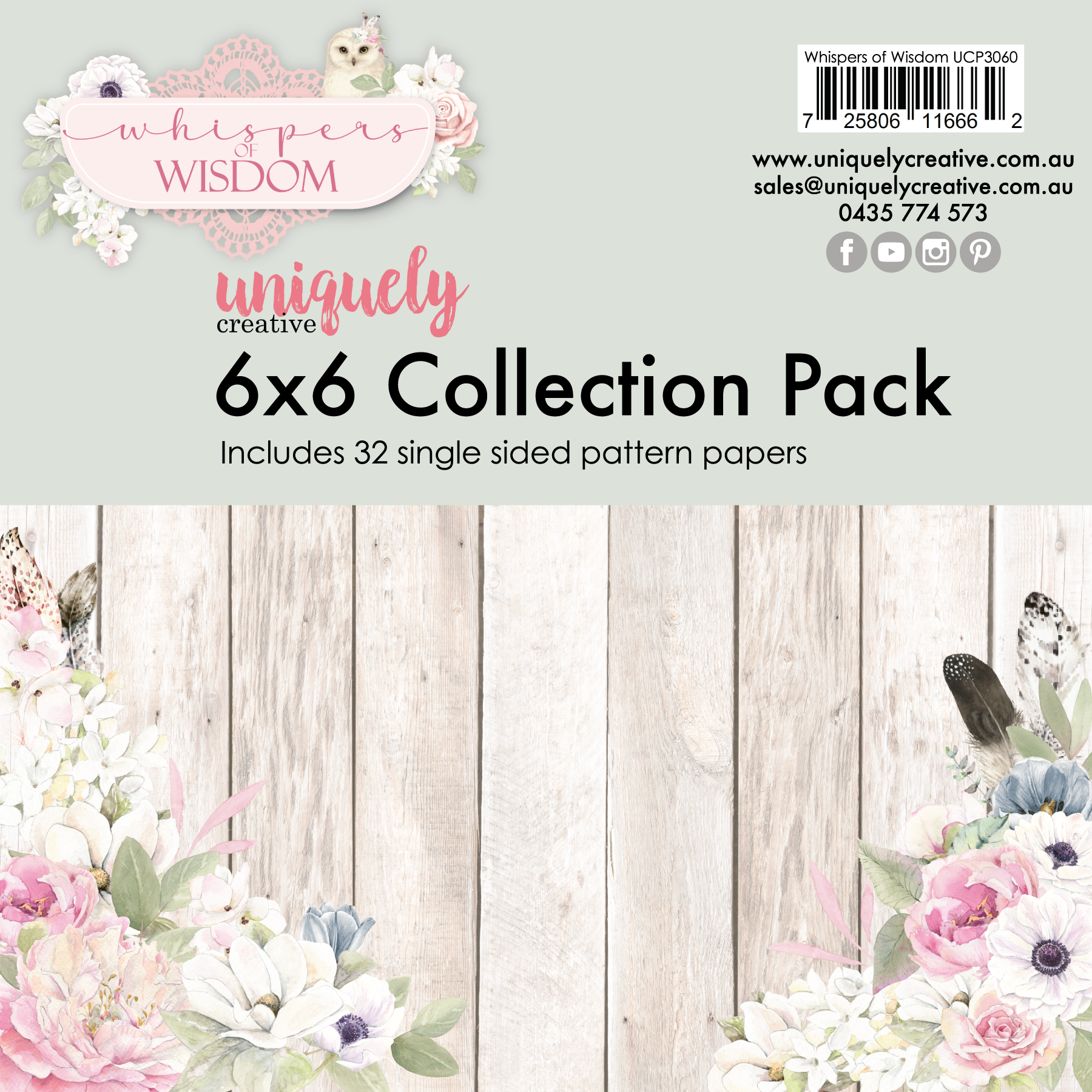 UC Whispers of Wisdom 6 x 6 Collection Pack