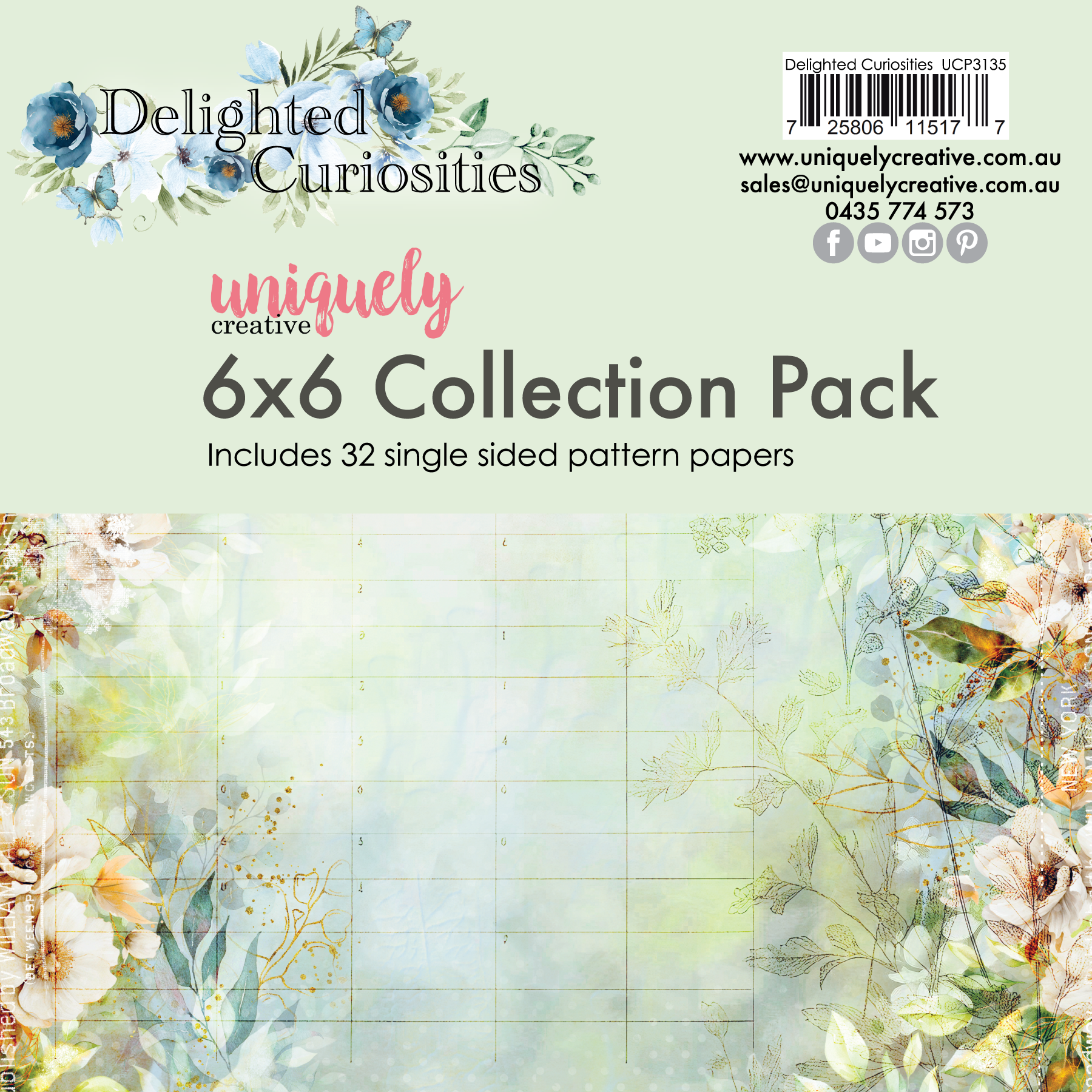 UC Delighted Curiosities 6 x 6 Collection Pack