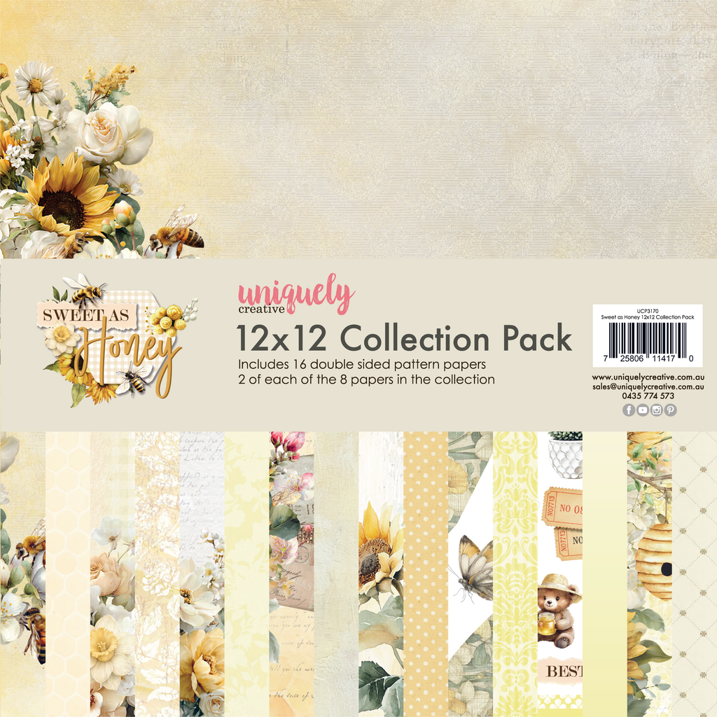 UC 12x12 Paper Pack - Sweet as Honey