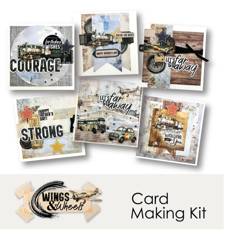 UC Wings & Wheels Card Making Kit